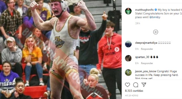 Filho de Hall da Fama do UFC segue os passos do pai no wrestling