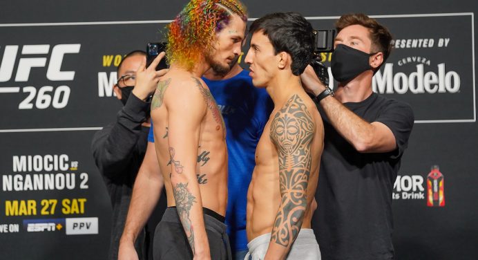 Thomas Almeida minimiza ‘trash talk’ de O’Malley e avisa: “Falador passa mal”