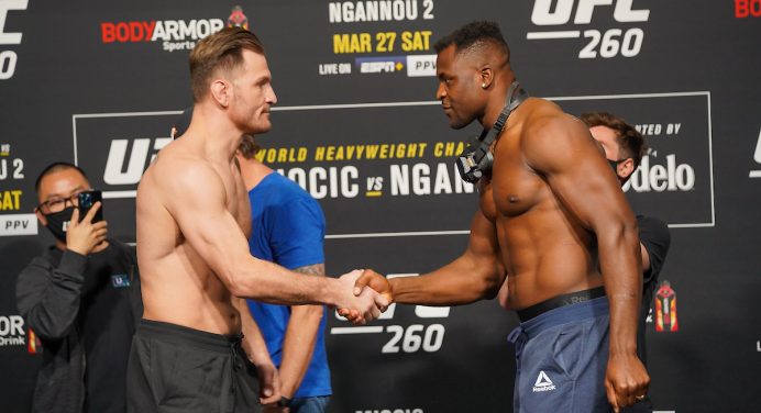 Após três anos, Miocic e Ngannou reeditam disputa do cinturão do UFC