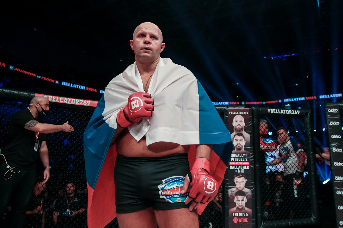 Presidente do Bellator revela oponente preferido de Fedor para luta de despedida