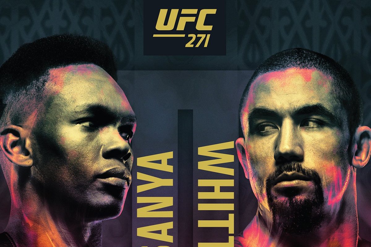 Ultimate divulga pôster do UFC 271 com revanche entre Adesanya e Whittaker