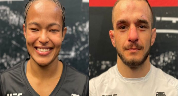 Estreantes, Karine ‘Killer’ e Lucas Almeida faturam bônus no UFC Vegas 56