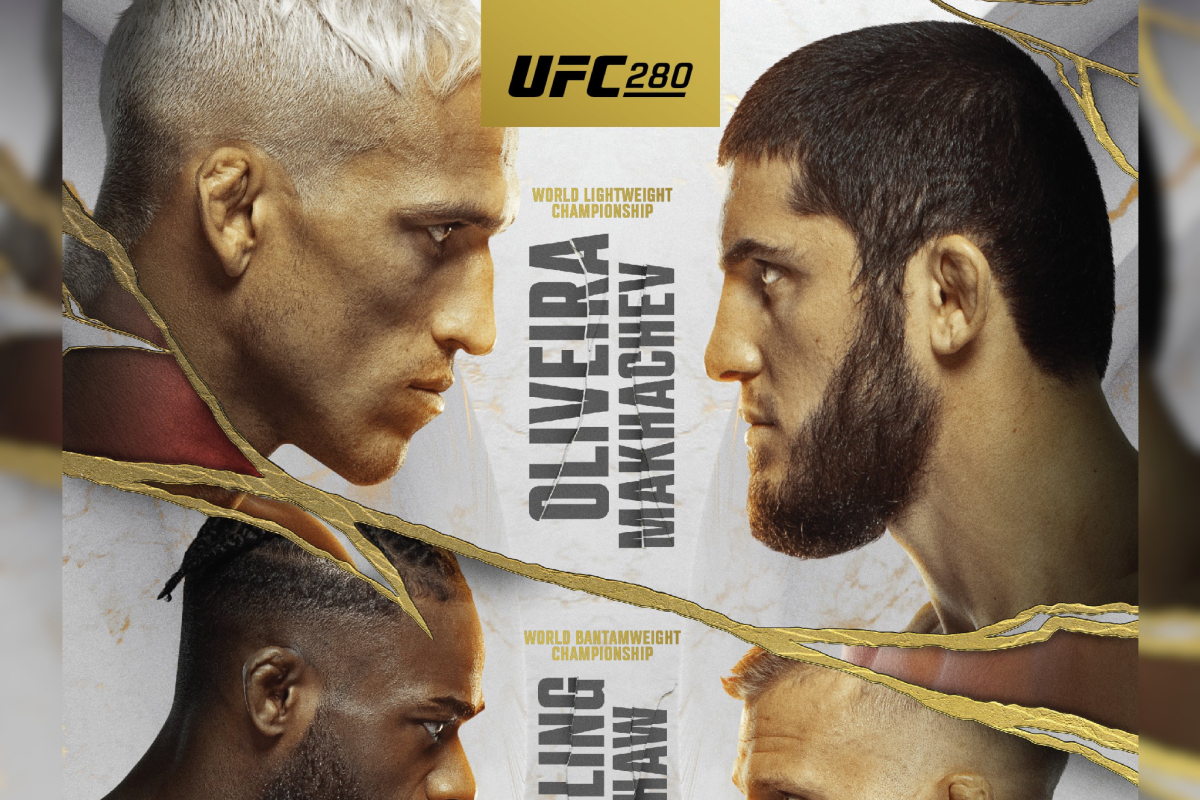 Pôster oficial do UFC 280 destaca ‘Do Bronx’ vs Makhachev e astros do peso-galo