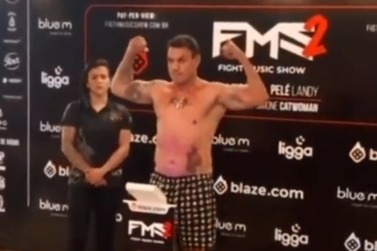 Popó bate o peso e confirma duelo com ‘Pelé’ no Fight Music Show 2