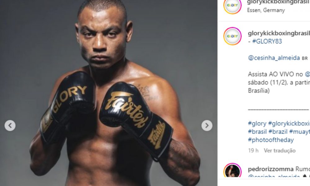 Cesinha Almeida com a cara fechada e a guarda armada.