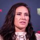 Rosto aproximado de Cat Zingano durante media day do Bellator