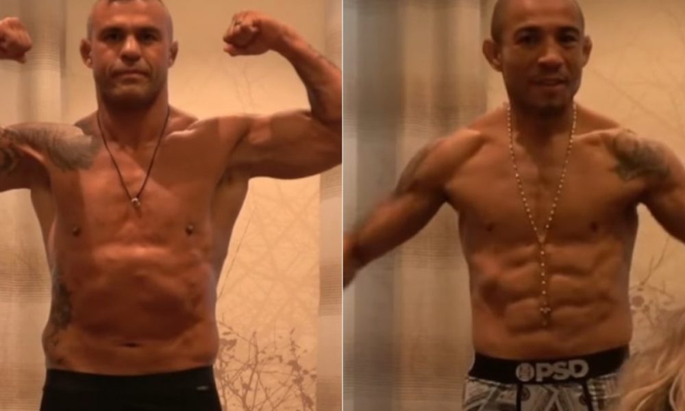 Vitor Belfort e José Aldo batem o peso e confirmam lutas no boxe
