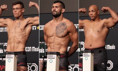 Montagem com fotos de Caio Borralho, Rodolfo Vieira e Marcos Pezão