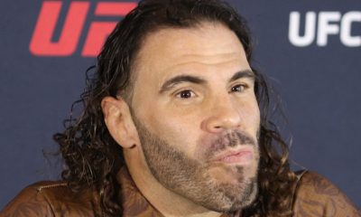 Clay Guida responde perguntas dos jornalistas durante media day do UFC