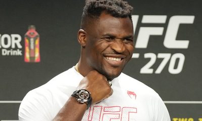 Francis Ngannou bate o peso e confirma luta com Ciryl Gane no UFC 270.