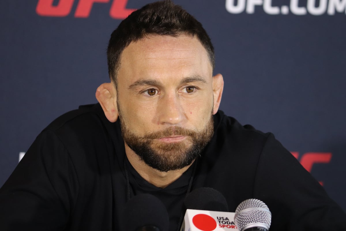 Em reta final da carreira, Frankie Edgar conversa com a imprensa antes de lutar no UFC