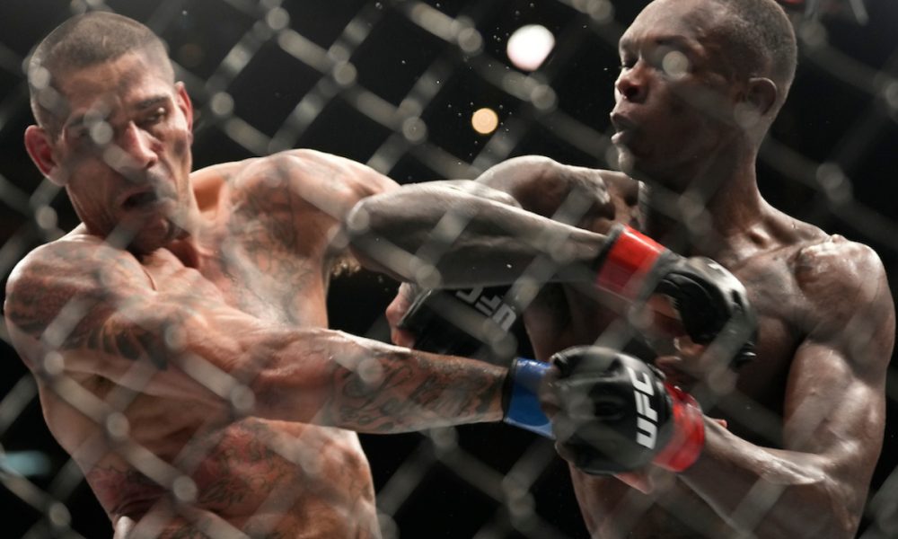 Israel Adesanya luta contra Alex Poatan no UFC 281.