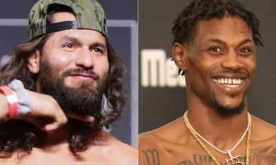 Jorge Masvidal e Kevin Holland discutiram dias antes de participarem do UFC 287.