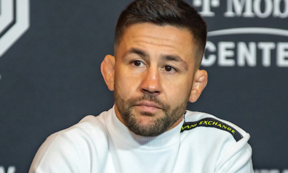 Pedro Munhoz atende jornalistas no media day do UFC