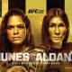 Amanda Nunes e Irena Aldana destacadas no pôster oficial do UFC 289.