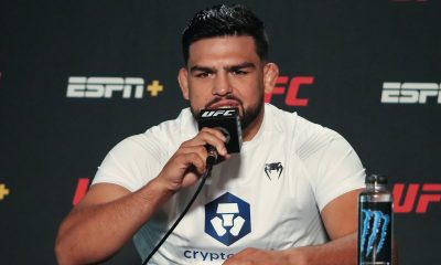 Kelvin Gastelum conversa com a imprensa em media day do UFC