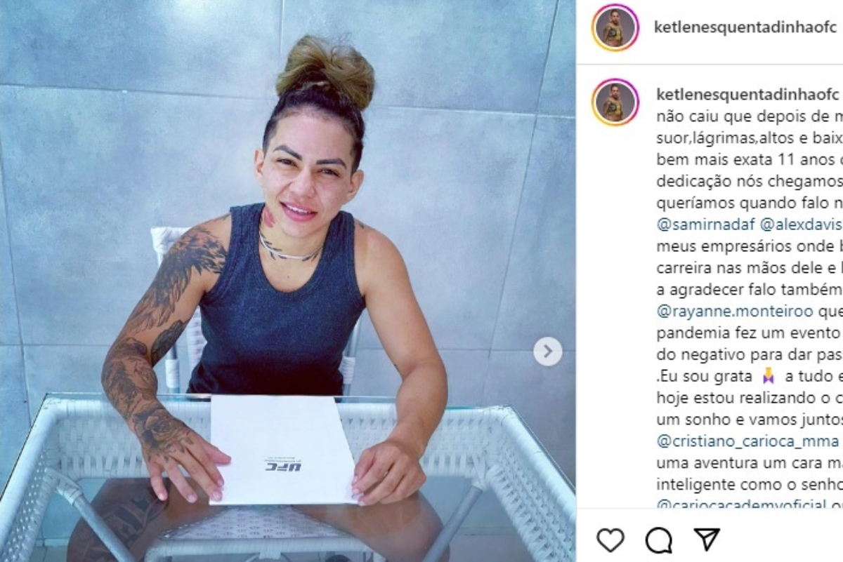 Ketlen Esquentadinha troca o Invicta FC pelo UFC