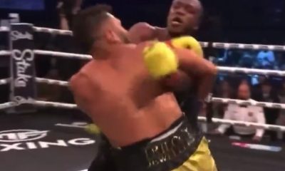 KSI nocauteou adversário no boxe, mas não com soco e sim com cotovelada