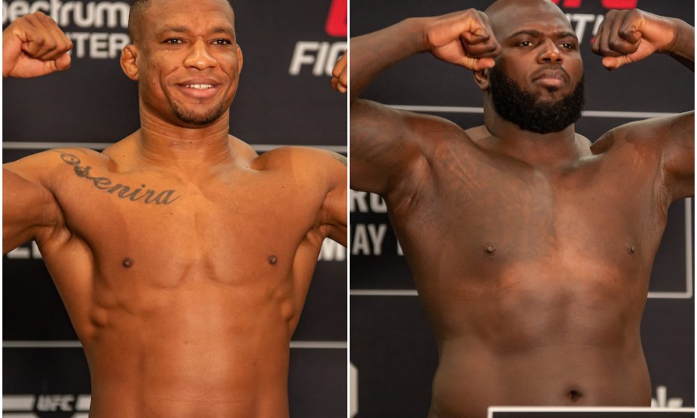 Os dois pesos-pesados venceram a balança e confirmaram a luta principal do UFC Charlotte