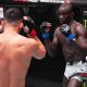 Themba Gorimbo (à direita) em ação no UFC Vegas 73