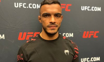 Ismael Marreta no media day do UFC Vegas 76.