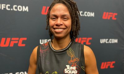 Luana Dread posa para foto no media day do UFC Vegas 76.