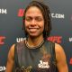 Luana Dread posa para foto no media day do UFC Vegas 76.
