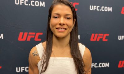 Melissa Gatto no media day do UFC Vegas 76.