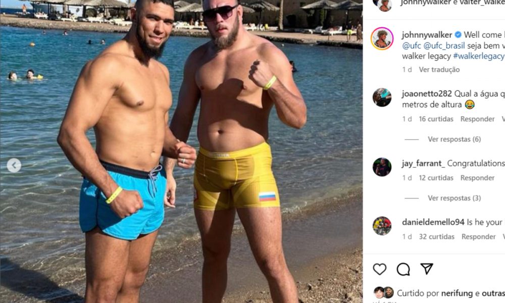 Valter Walker (à direita) é a mais nova contratação do UFC