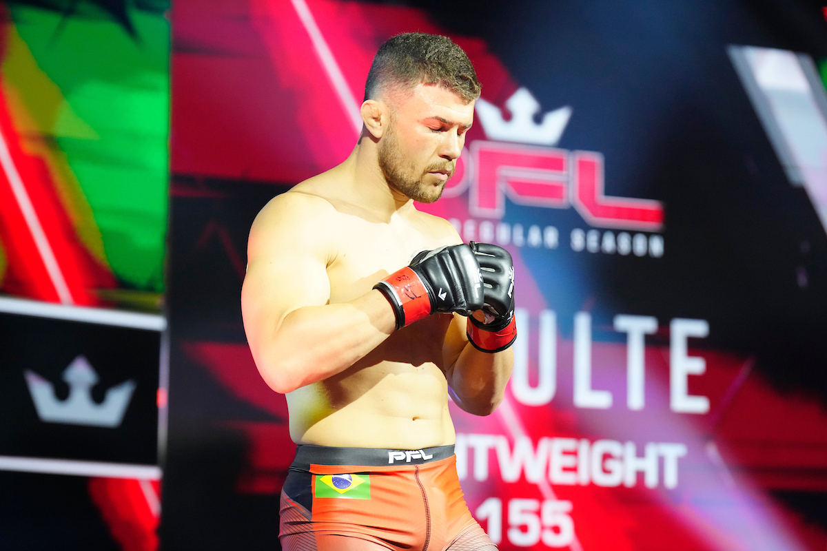 Mesmo eliminado, Natan Schulte lidera lista de pagamentos em evento da PFL
