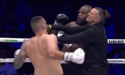 Juiz é nocauteado involuntariamente durante combate no GLORY