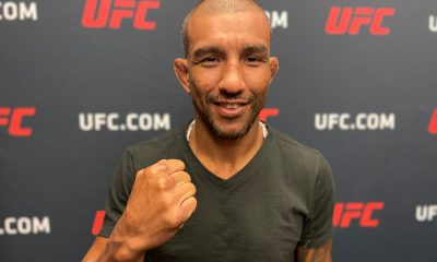 Raoni Barcelos conversa com a imprensa no media day do UFC Vegas 75