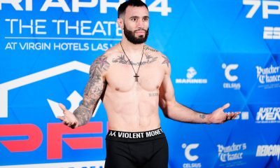 Shane Burgos bate o peso para combate na PFL.