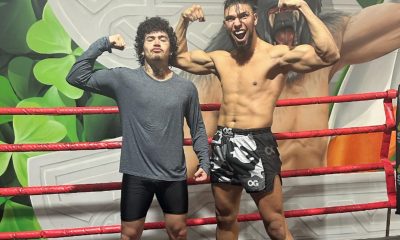 Whindersson Nunes treina ao lado de Johnny Walker