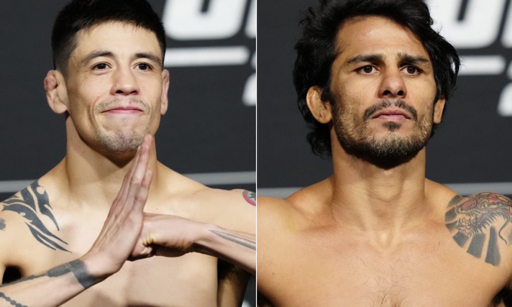 Brandon Moreno e Alexandre Pantoja vencem a balança para o UFC 290