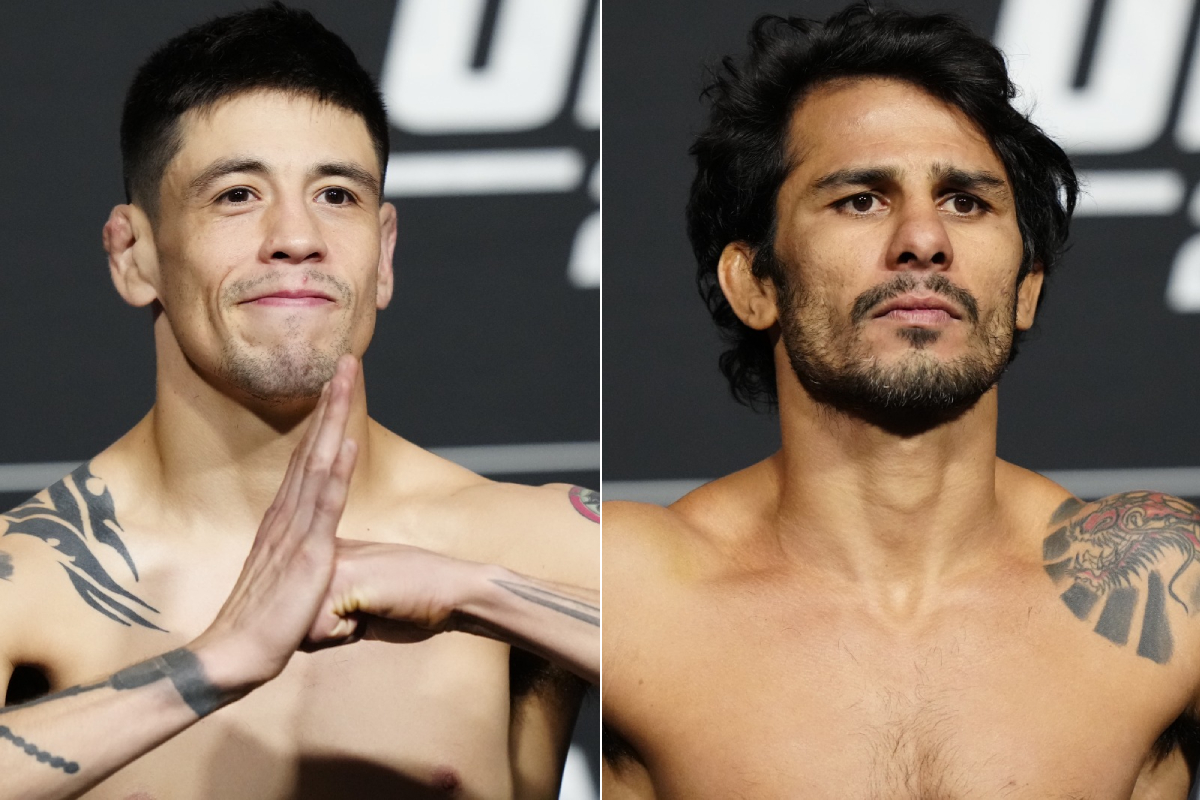 Brandon Moreno e Alexandre Pantoja vencem a balança para o UFC 290