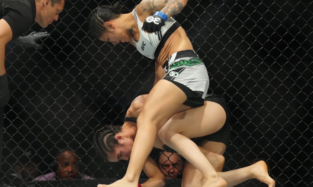 Denise Gomes em ação no UFC 290