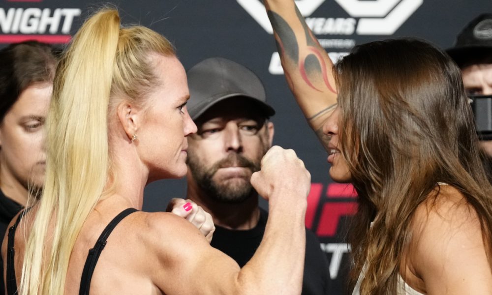 Holly Holm e Mayra Sheetara fazem a luta principal do UFC Vegas 77 pelo peso-galo