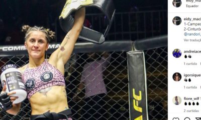 Eidy Macias descobriu gravidez na véspera de sua luta no Brave CF 73.