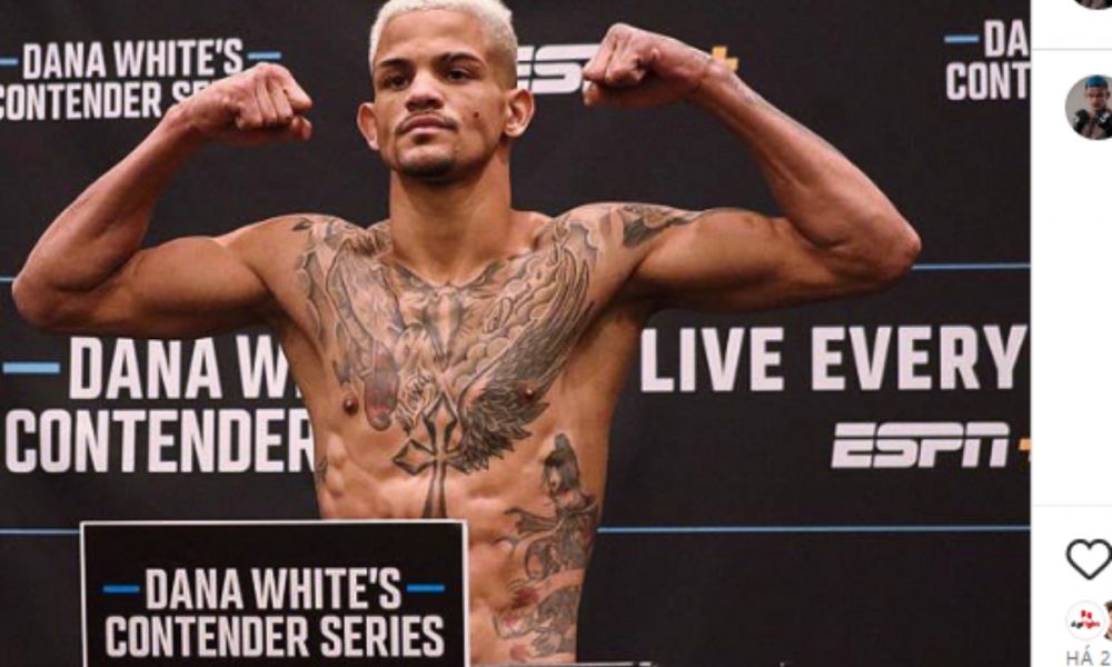 Felipe dos Santos estava escalado para atuar no 3º episódio da 7ª temporada do Contender Series.