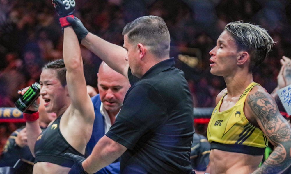 Amanda Lemos foi dominada por Zhang Weili Li no UFC