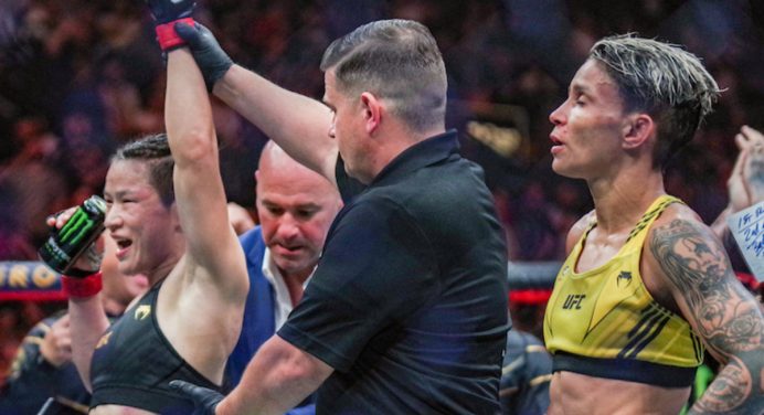 Dana elogia garra de Amanda Lemos, mas exalta ‘atropelo’ de Zhang Weili no UFC 292