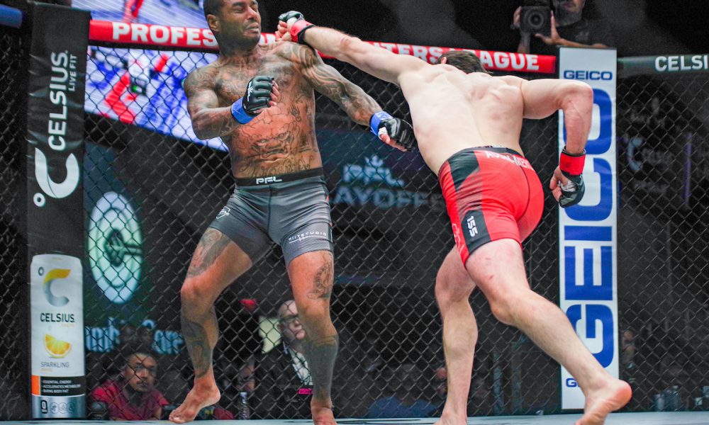 Bruno Miranda encara Olivier Aubin-Mercier nas semis do GP da PFL 2023