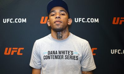 Carlos Prates fala com a imprensa após ser contratado pelo UFC via Contender Series