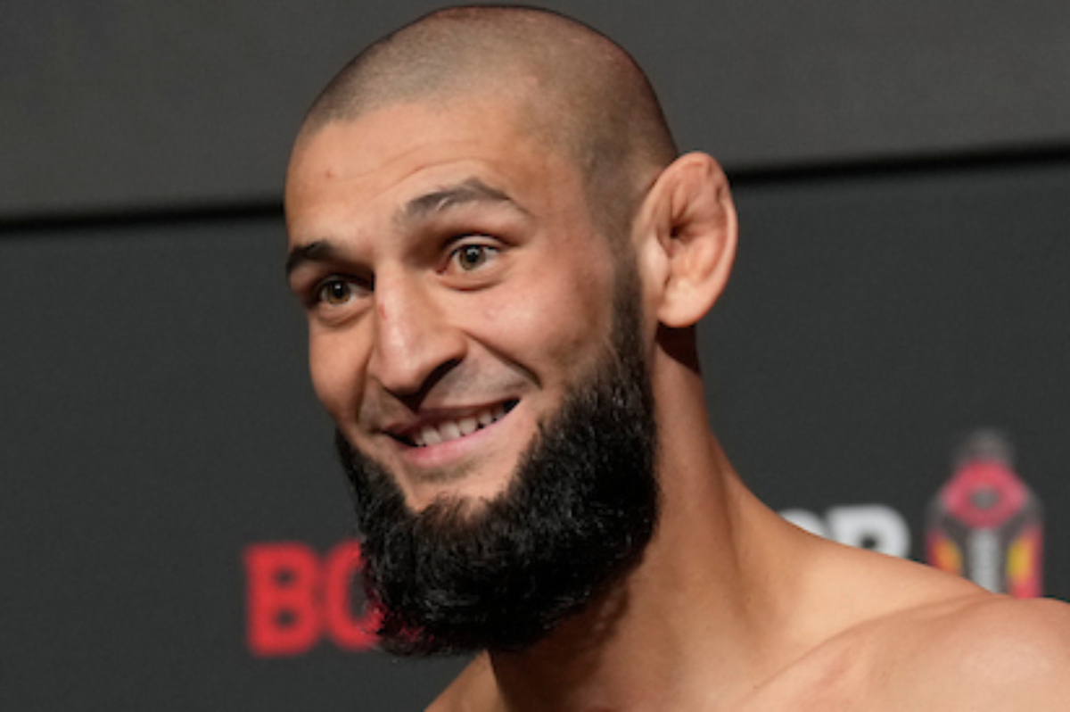 Khamzat Chimaev mudou dos meio-médios para o peso-médio do UFC