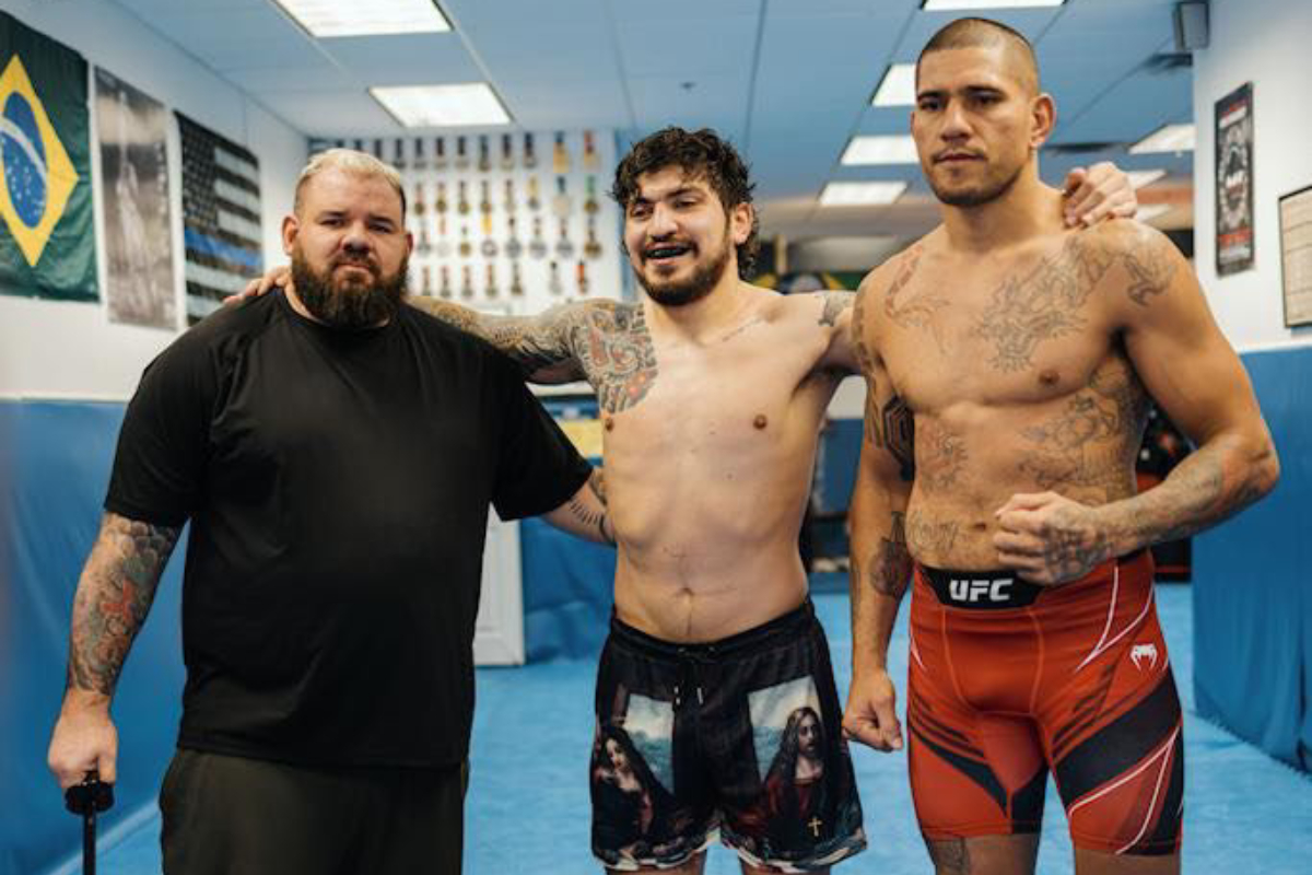 Alex Poatan e Dillon Danis treinaram juntos mais uma vez.