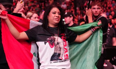 Mãe de Raul Rosas Jr celebra vitória do filho no Noche UFC.
