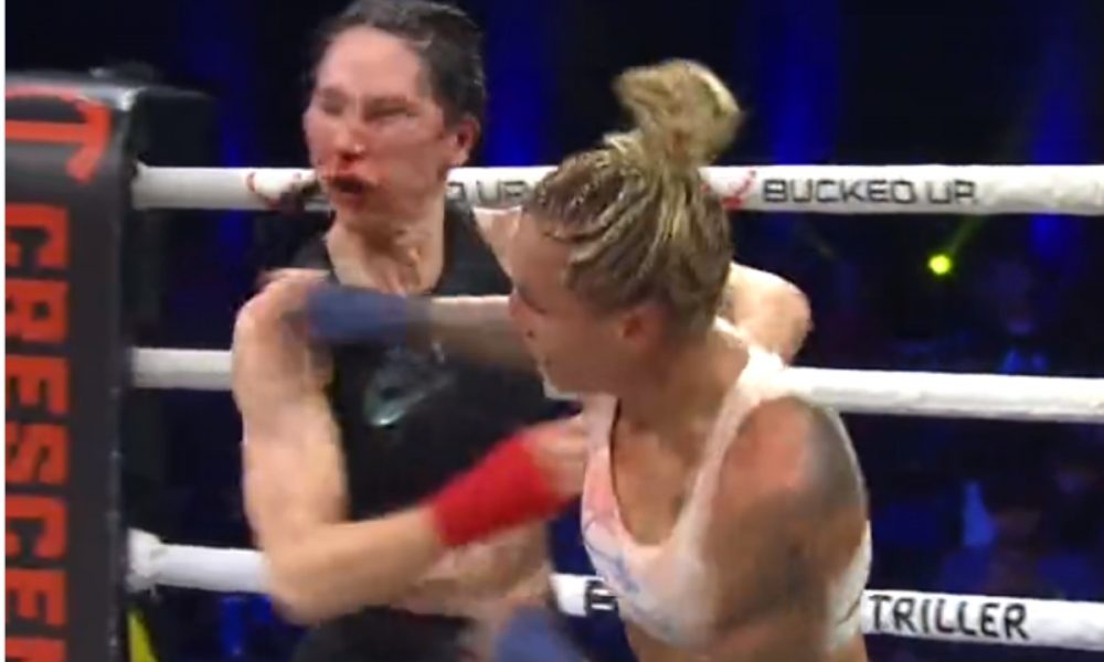 britain hart arranca dente de rival no boxe sem luvas