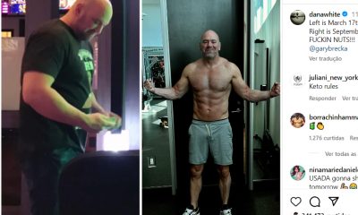 Dana compartilha evolução física