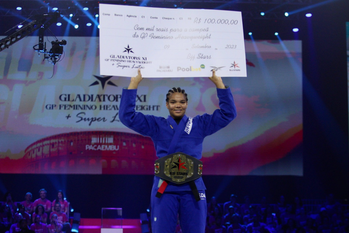 Gabi Pessanha é campeã do BJJ Stars 11